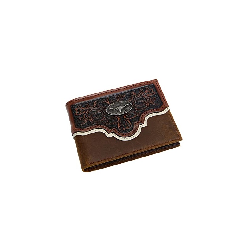 Cody James Men's Tooled Bifold Wallet - 2009771WP One Size