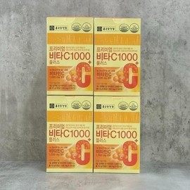 종근당건강 프리미엄 비타민C 1000 플러스 4박스(400일분) Jongkundang Health Premium Vitamin C 1000 Plus 4 Boxes (400 Days Supply)