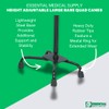 Essential Medical Supply Large Base Quad Cane in Black -