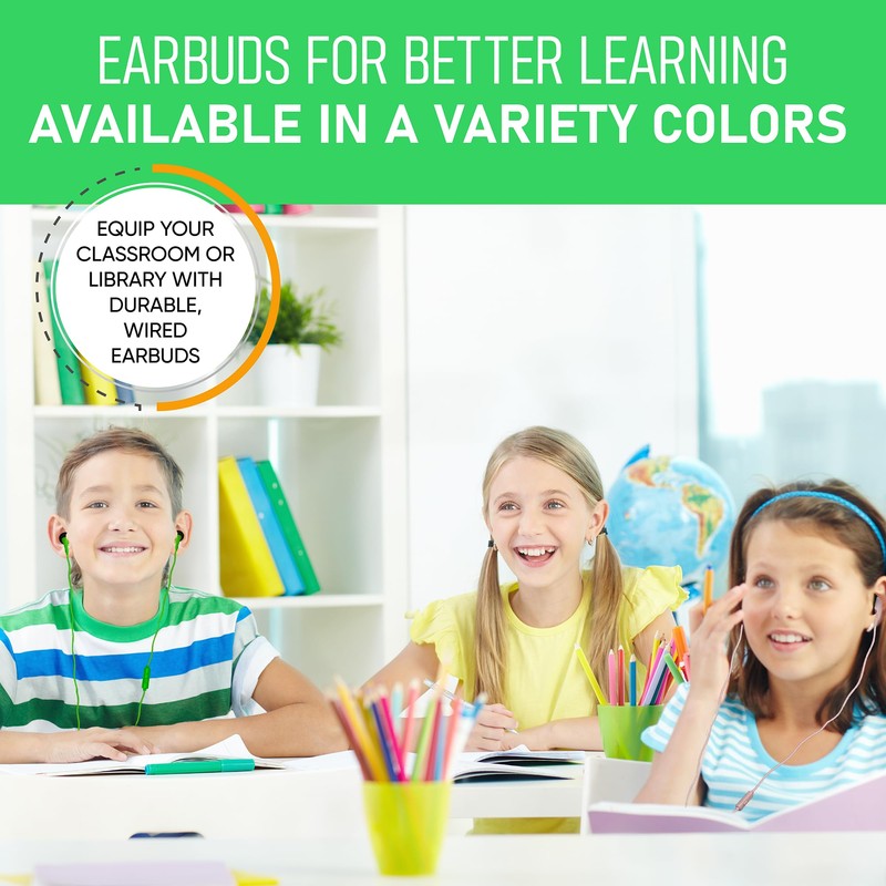 200 Pack Bulk Wired in-Ear Earphone Headphones with Microphone, Remote