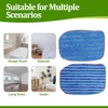 Rinakou 4 Pack A1375-100/101 Microfiber Mop Pads Refills Compatible with