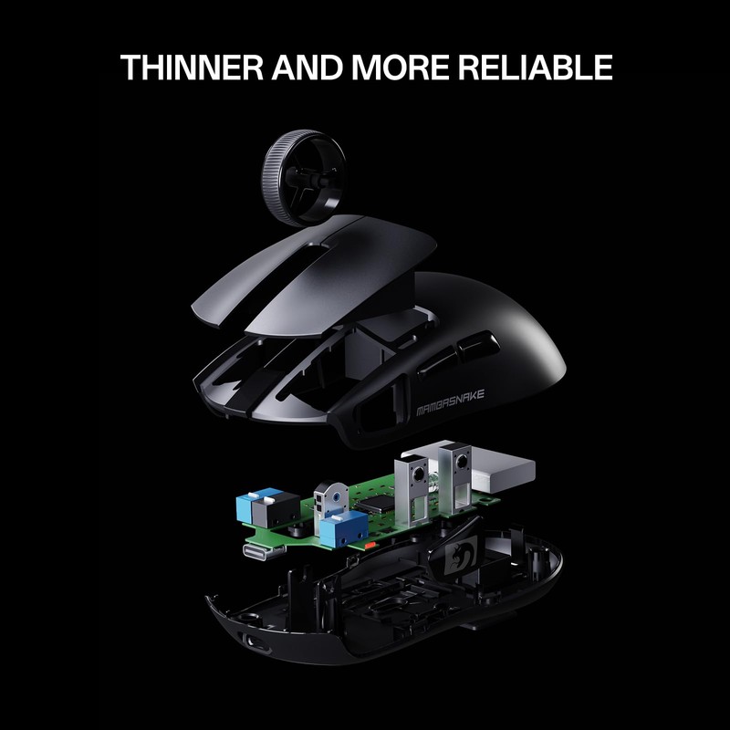 ATTACK SHARK × MAMBASNAKE M4 Wireless Gaming Mouse, 24000 Adjustable