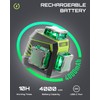 Laser Level 3x360° Self Leveling, 3D Green Cross Line Laser