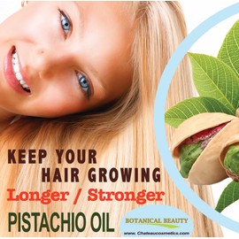 Botanical Beauty Italian PISTACHIO OIL Pistacia vera 100% Pure Natural Refined 4 Fl.oz.- 120 ml for for Face, Skin, Body, Hair, Lip, Nails. Rich in vitamin E