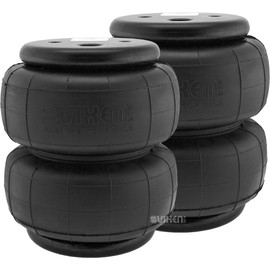 Vixen Air 1/2" NPT Single Air Port Suspension Air Spring/Air Bag with Internal Bump Stop/Jounce Bumper Dual Pack VXD2600SDP