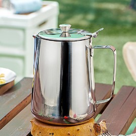 Frothing Pitcher, Stainless Steel Coffee Cup Milk Frothing Pitcher Jug with Lid Latte Coffee Art for Office Kitchen (600ml)