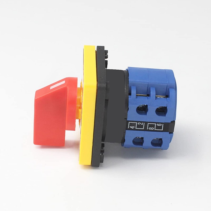 1Pcs Universal Changeover Selector Switch, Dual Power Switch, 3 Positions