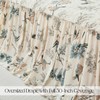 100% Cotton Queen Size Bedspread Beige Oversized 60x80 + 30in