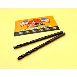 Drill Hog #12 Drill Bit #12 Number Bit .1890 Drill Bit Drill Hog® Lifetime Warranty 2 Pack
