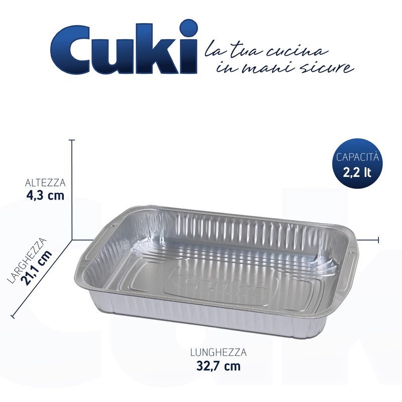 Cuki Aluminium Bowls - Ultra Kraft - With Handles -