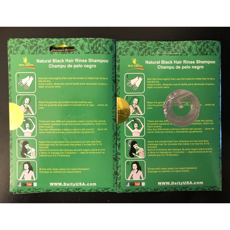 Deity America {PACK OF 2}Deity Hair Color Change Shampoo Natural