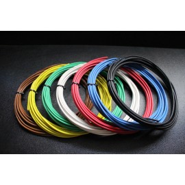 Audiopipe 10 GAUGE 7 WAY TRAILER WIRE KIT 100 FT EA LIGHT BRAKE POWER GROUND BATTERY AWG