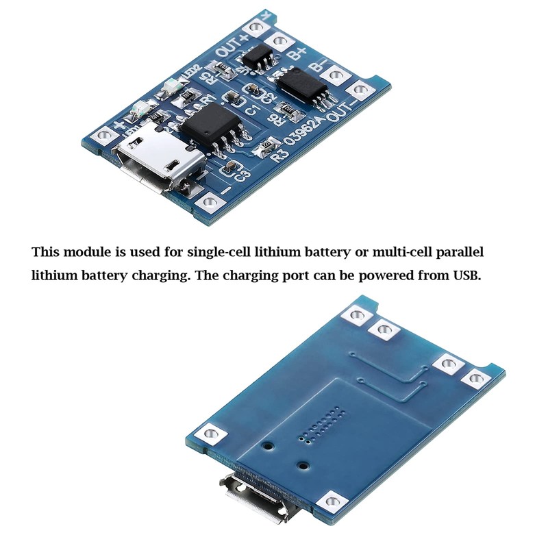 Mudder Módulo de carga de batería con protección de batería