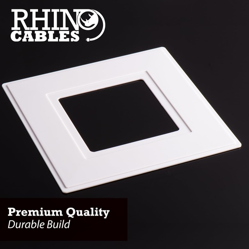 rhinocables Finger Plate Surround for Single Light Switch faceplate or