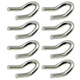 RiNan. Motorcycle Muffler Spilling Hook Silencer Gasket Pull Hooks Custom U Shape Set of 8