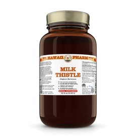 Milk Thistle (Silybum marianum) Dry Seed Tincture, Made in Hawaii, Organic Raw Materials, All Natural, Vegan, Pure Liquid Extract - 32 fl.oz