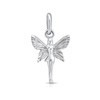 DTPsilver® 925 Sterling Silver Guardian Angel Pendant - Without Curb