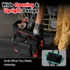 HAUTMEC 14.5" Rolling Tool Bag with Wheels, 25-Pocket Portable Tool