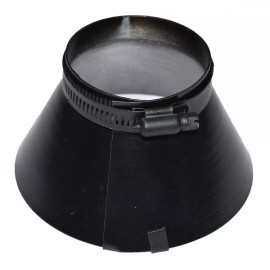Magerack MageCollar Adjustable Metal Rain Collar 1.5"-2" or 3"-4" Vent Pipe Roof Flashing - Ten for 1-1/2" to 2" Pipe