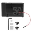 Single Fan Heat Sink CNC Protective Cover for Raspberry Pi