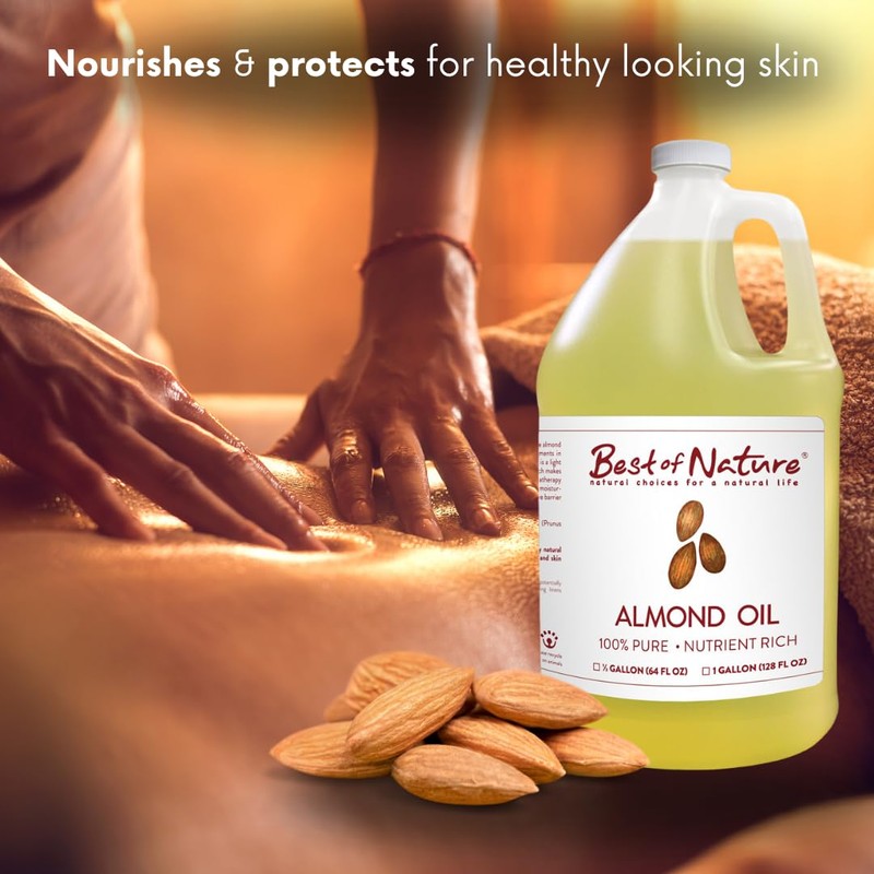 Best of Nature 100% Pure Sweet Almond Oil – Moisturizing