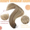 YoungSee Micro Loop Hair Extensions 14 Inch Micro Beads Hair