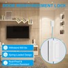 PATIKIL Door Reinforcement Lock, 2 Pack Home Security Door Lock