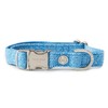 HUGO & HUDSON Tweed Dog Collar, Luxury Adjustable Quick Release