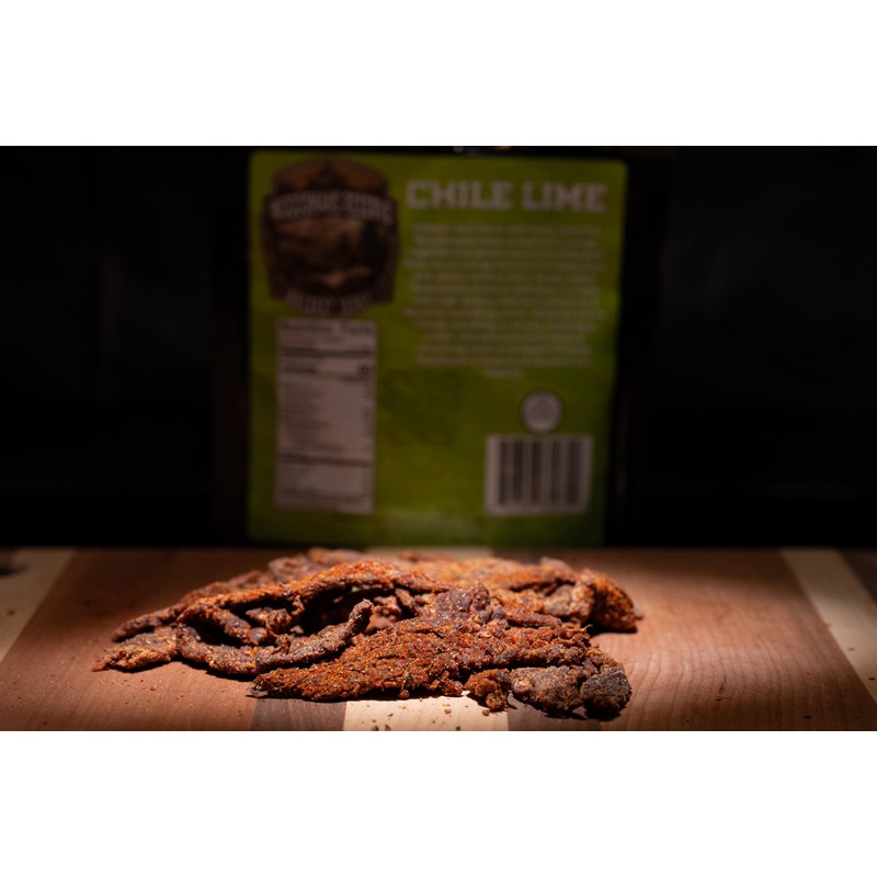 Woodsman's Reserve Chile lime brisket beef jerky.
