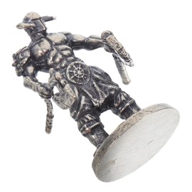 Sosoport Mini Japanese Samurai Statue Figurine Medieval Sculpture Collectible Desk Ornament Japanese Festival Decoration