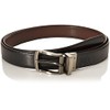 Perry Ellis Men's Burnished Edge Belt, Brown, 36