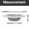 Aufondof 4 Pack Kitchen Sink Strainers, Stainless Steel Sink Drain