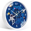 WEEKSUN 25 cm Children's Wall Clock, Silent Wall Clock, Easy