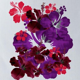 CafePress Hibiscus 18"x18" Reusable Grocery Shopping Sling Tote Bag