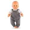 Corolle 12-Inch Bb Smock and Denim Overall Outfit