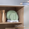 FiNeWaY Adjustable Pan Lid Holder for Kitchen Organisation, Soft non-slip