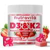 Sugar-Free Vitamin D3 K2 Chews with Calcium + K2 (MK-7),