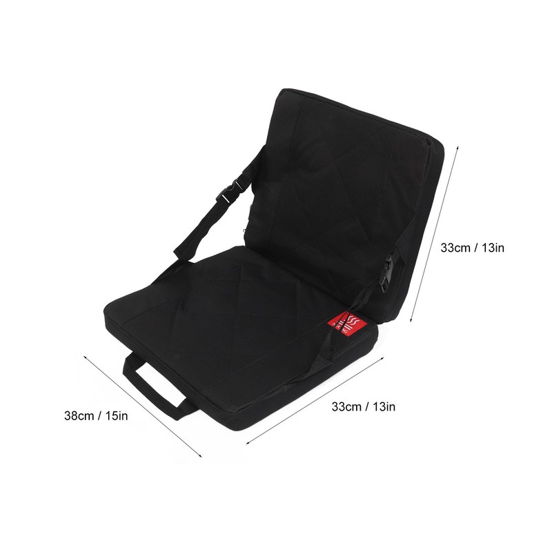 Folding Heated Cushion 3 Levels Temp Soft Breathable Portable Heating