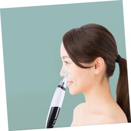 TOVINANNA Adjustable Electric Blackhead Suction Device with Suction Heads for Deep Pore Cleansing Facial Beauty Instrument for Home Black