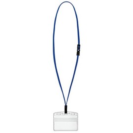 Kokuyo hanging name tag set aidopurasu Protect Business Card Size Blue nahu – sp180b