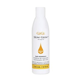 Gigi Slow Grow Lotion with Argan Oil, 8 Ounce
