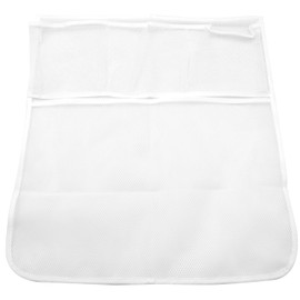 POFET 2PCS Bath Plaything Storage Organizer, Large Capacity Bath Net for Plaything with 4 Strong Suction Hooks, Quick Drying Bath Plaything Net for Bathroom and Swimming Pool