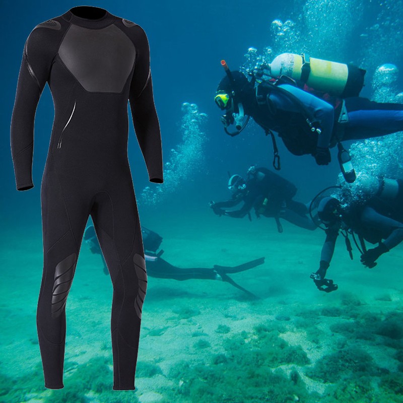 1.5MM Diving One Piece Swimsuit Wetsuit Long Sleeve for Snorkeling