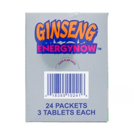 Energy Now Ginseng Herbal Supplement 24 Count - 3 tabs