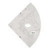 Tenedos Resin Decor 8 Inches Corner Shower Shelf – White