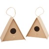 VBS Triangular Bird House - Set of 2