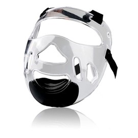 Clear Face Guard, Face Shield Portable Detachable Taekwondo Protection for Sports Karate Martial Arts Face Shield Nose Protector for Sports