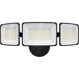 Onforu 130W LED Security Light, 13000LM Outdoor Indoor Flood Light Switch Controlled, IP65 Waterproof LED Exterior Floodlight, 6500K White Wall Mount Security Lighting for Entryway,Garage,Yard,Eave