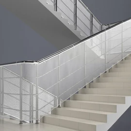 Fall Prevention Net, Protective Net, Fall Prevention Net, 31.1 x 118.1 inches (79 x 300 cm), Multipurpose Use, Stairs, Windows, Fall Prevention, Safety Net, Bird Prevention Net, Cat Escape Prevention, White, 1 Piece