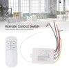220V Wall Switch with Remote Control On/Off Wireless 3 Way